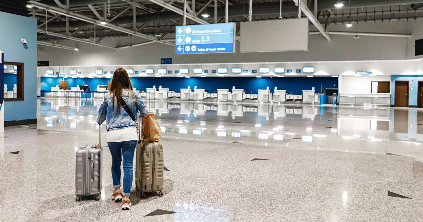 L'interno di uno scalo aeroportuale (repertorio)