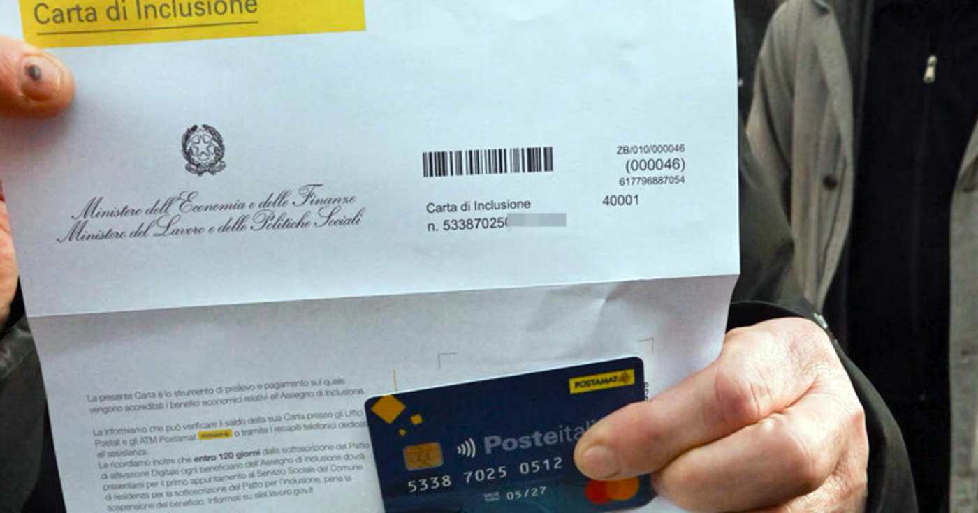 La carta di inclusione legata all'Assegno di Inclusione (repertorio) La carta di inclusione legata all'Assegno di Inclusione (repertorio)