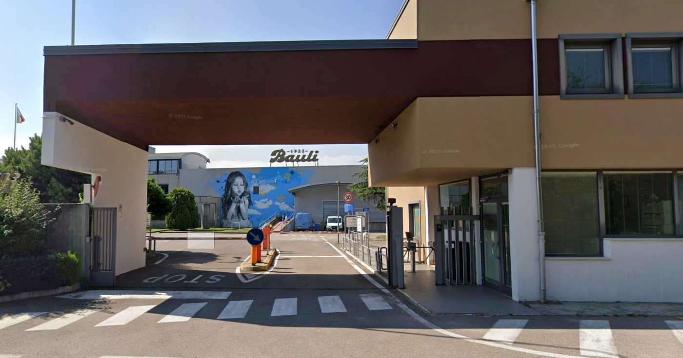 Lo stabilimento Bauli di Castel d'Azzano