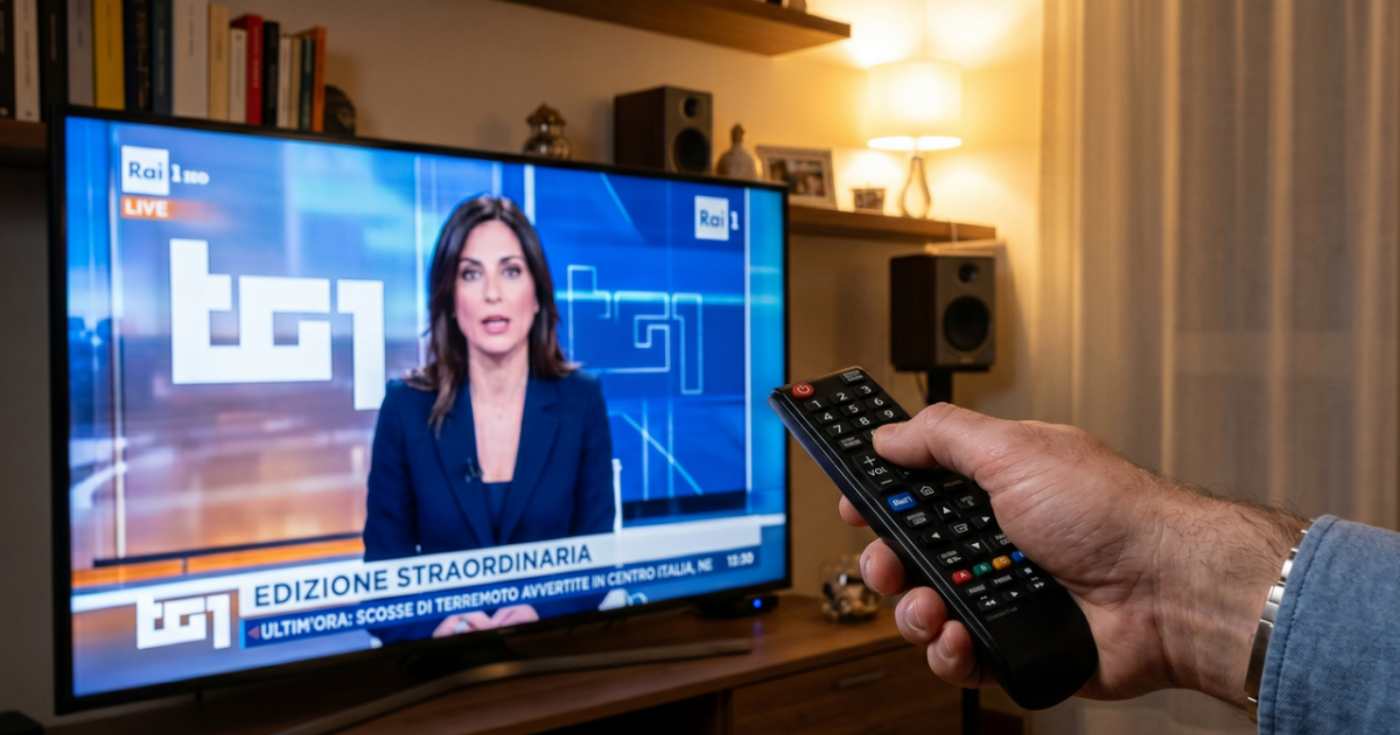 Un telespettatore Rai (repertorio) Un telespettatore Rai (repertorio)