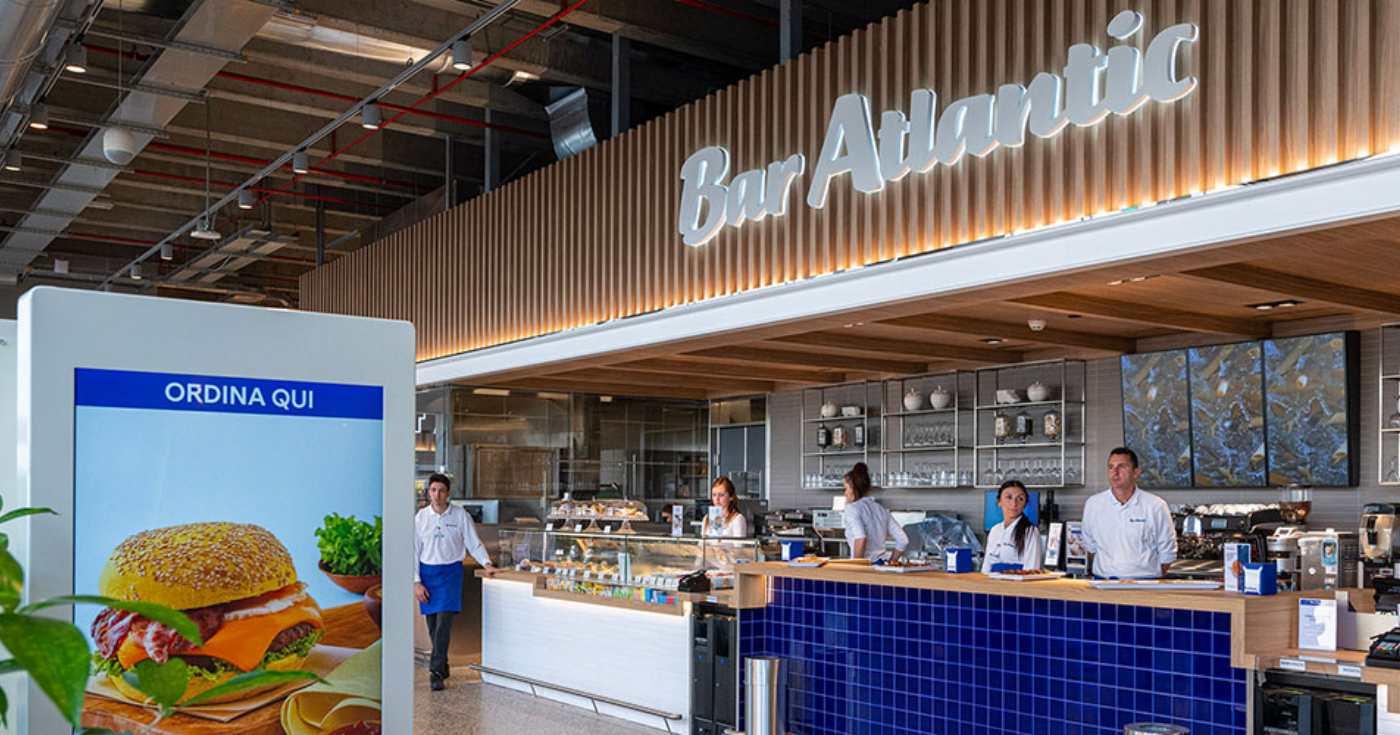 Un bar Atlantic di Esselunga