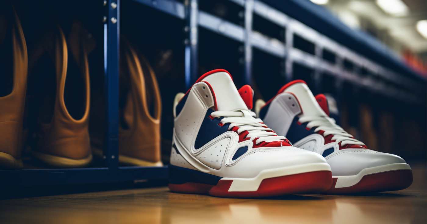 L'interno di uno store di calzature sportive