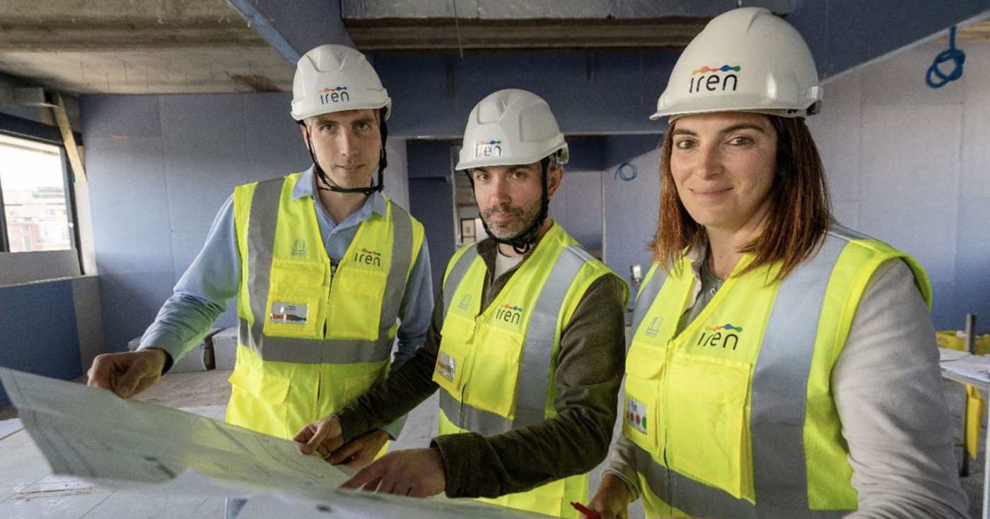 Un gruppo di tecnici IREN