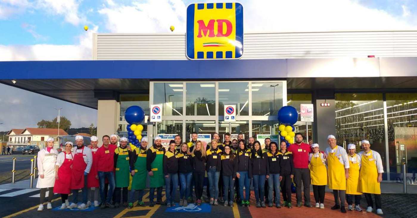 Lo staff di un punto vendita MD