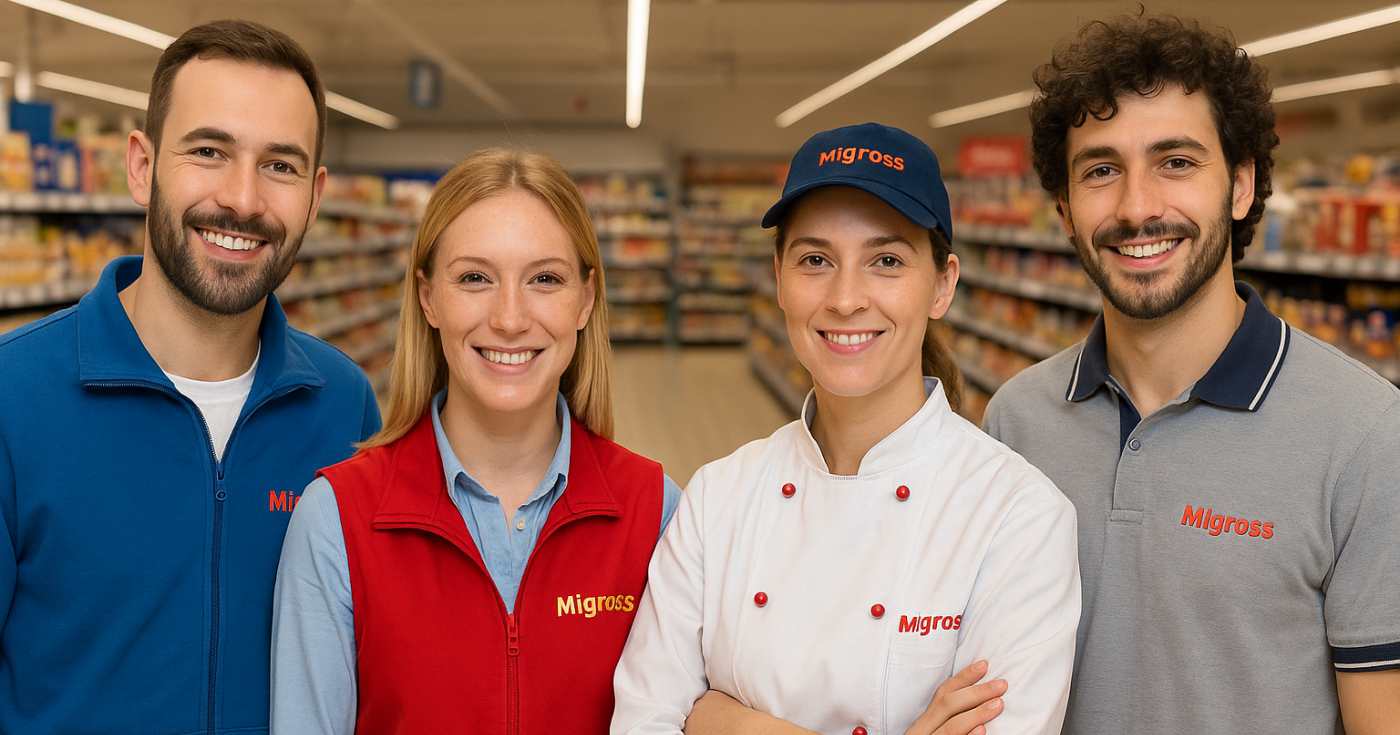 Un gruppo di lavoratori Migross (repertorio)