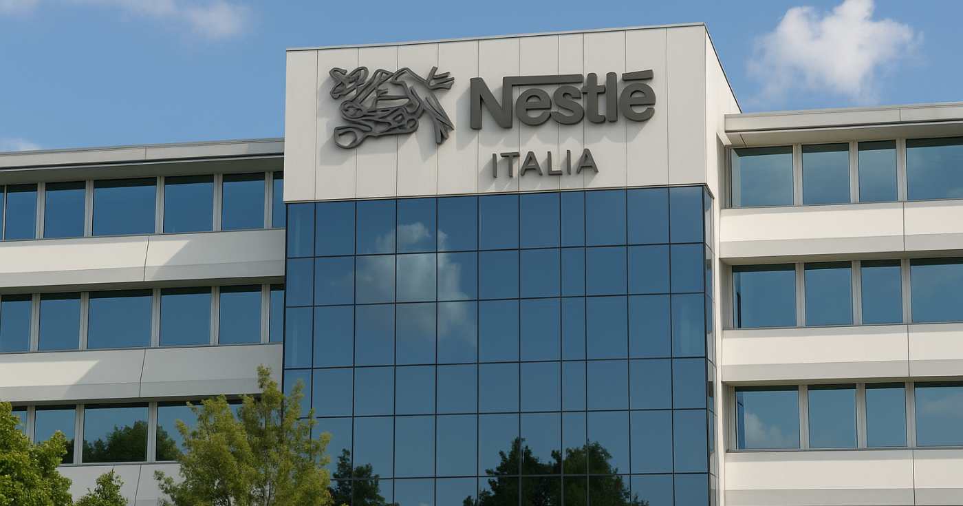 La sede centrale italiana di Nestlé a Milano (repertorio)
