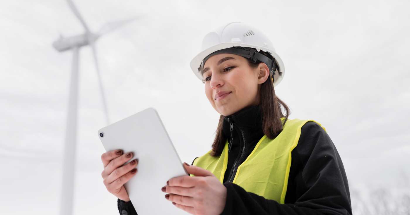 Una giovane ingegnere al lavoro per una società energetica (repertorio)