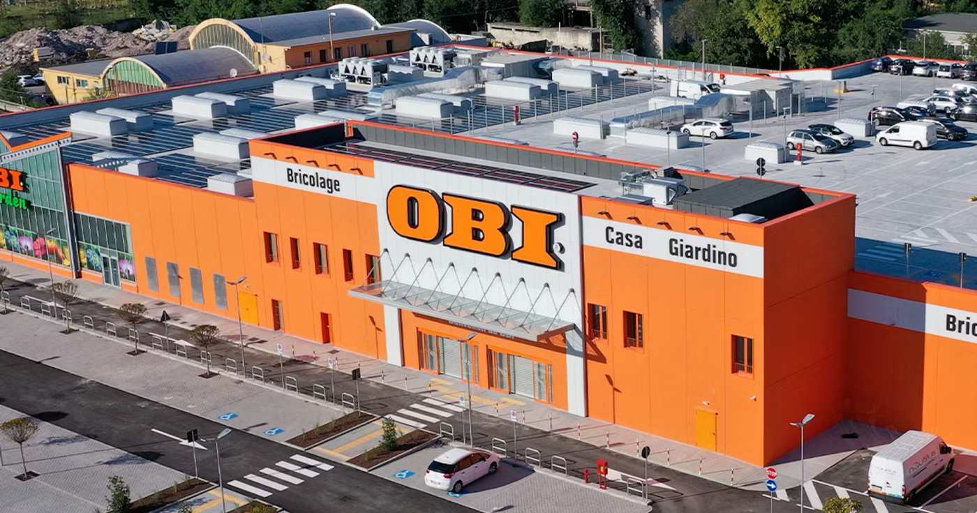 Un punto vendita OBI in Italia (repertorio)